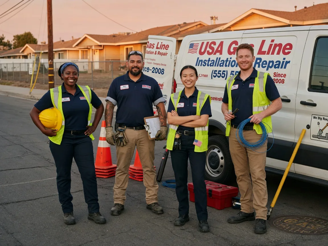 Gas Line Installation company in Saint David, IL